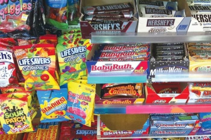 Snack alle casse dei supermercati