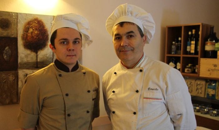 Ernesto Sandrini Chef e Patron Ristorante Stella d'Italia Gambara