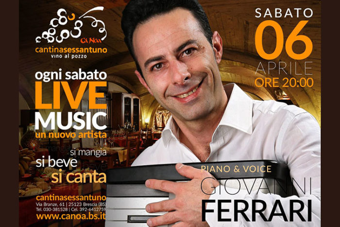 Giovanni Ferrari - Live Music - Cantinasessantuno