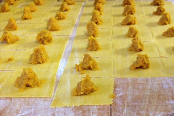 Tortelli di Zucca Ristorante Stella d'Italia di Gambara