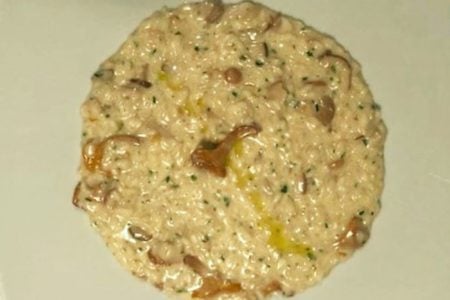 Risotto ai porcini e finferli - Agriturismo Colombarino