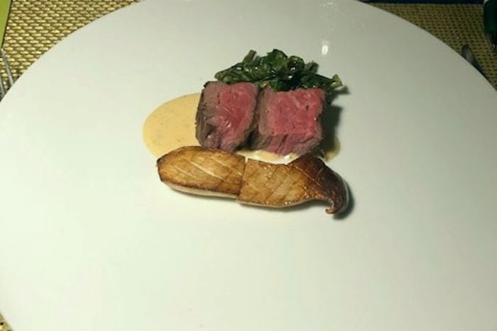Bavette di black angus, cordoncello, erbe di campo e salsa cacio-pepe - Ristorante Classico - Brescia