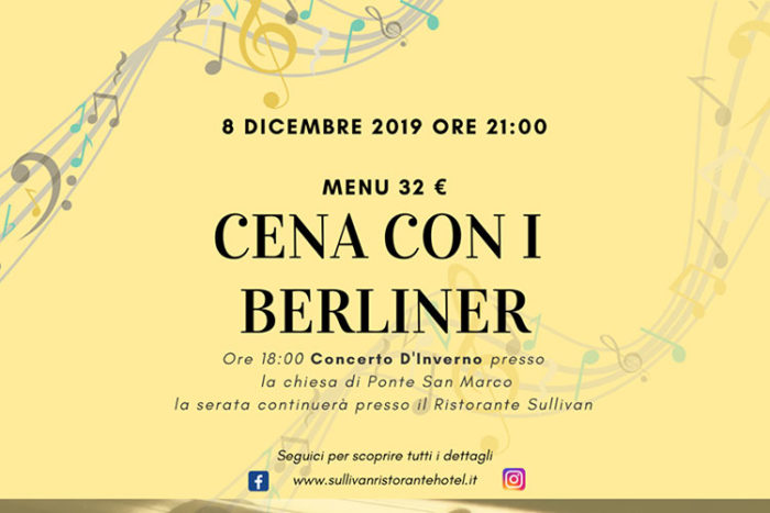 Cena con i Berliner - Sullivan di Brescia