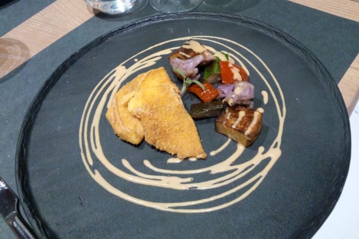 Filetto di Salmerino di Lago in Crosta di Mais e Brasato al Curtefranca - ORG Franciacorta - Paratico