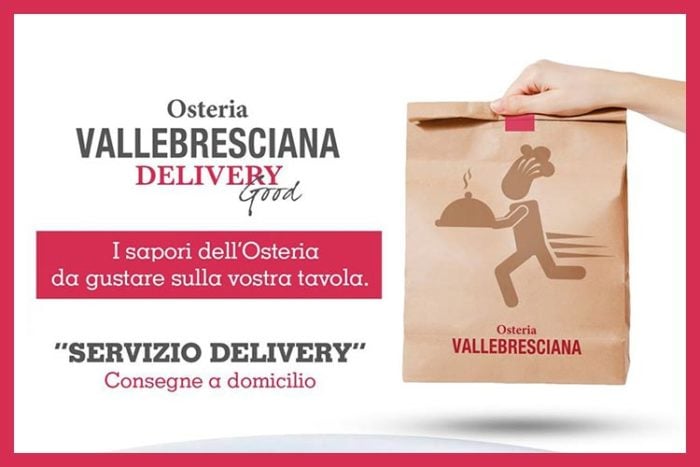 Menu delivery Osteria Valle Bresciana