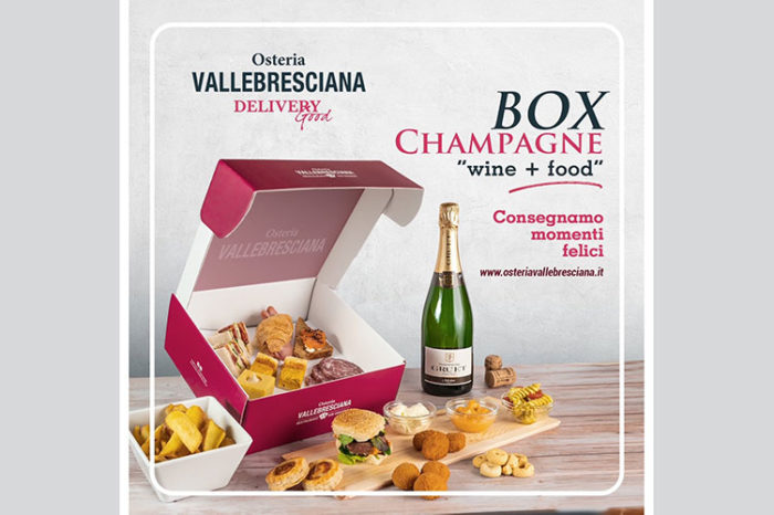 Box Aperitivo Champagne Osteria Valle Bresciana