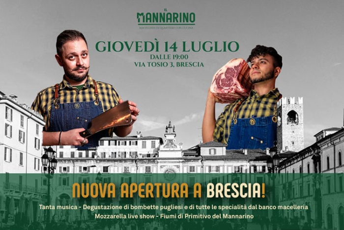 Il Mannarino nuova apertura a Brescia