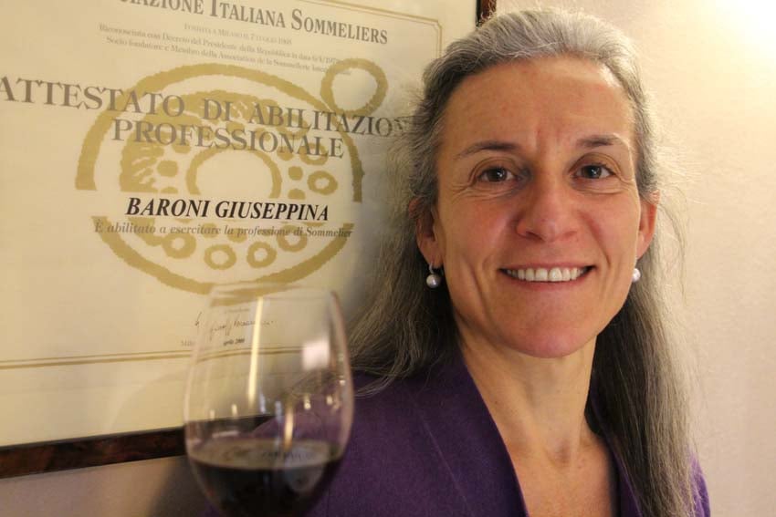 Sommelier Pinuccia Baroni | Trattoria Conti Roncadelle