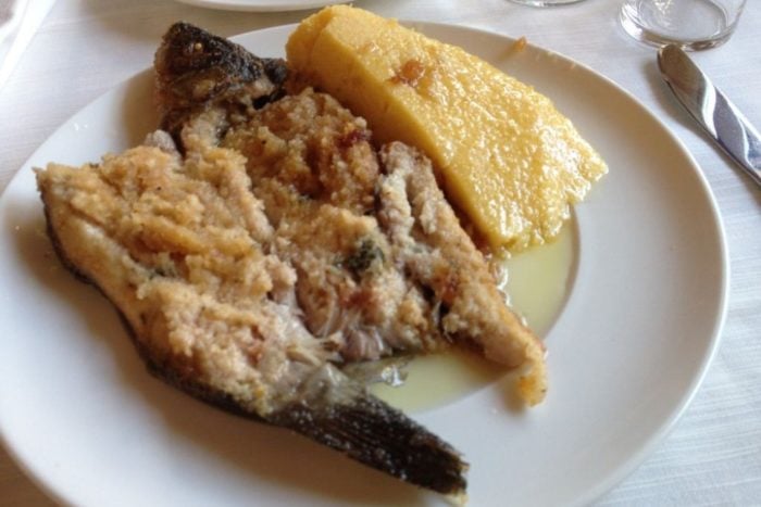 Tinca al Forno con polenta