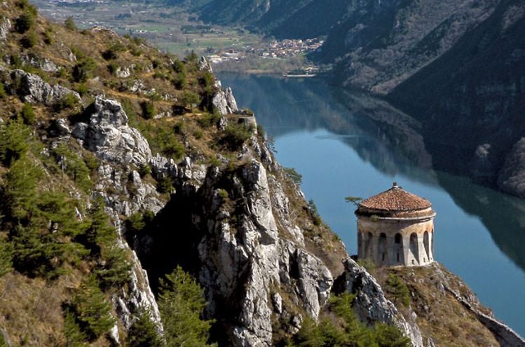 Rocca d'Anfo - Vista sul Lago d'Idro