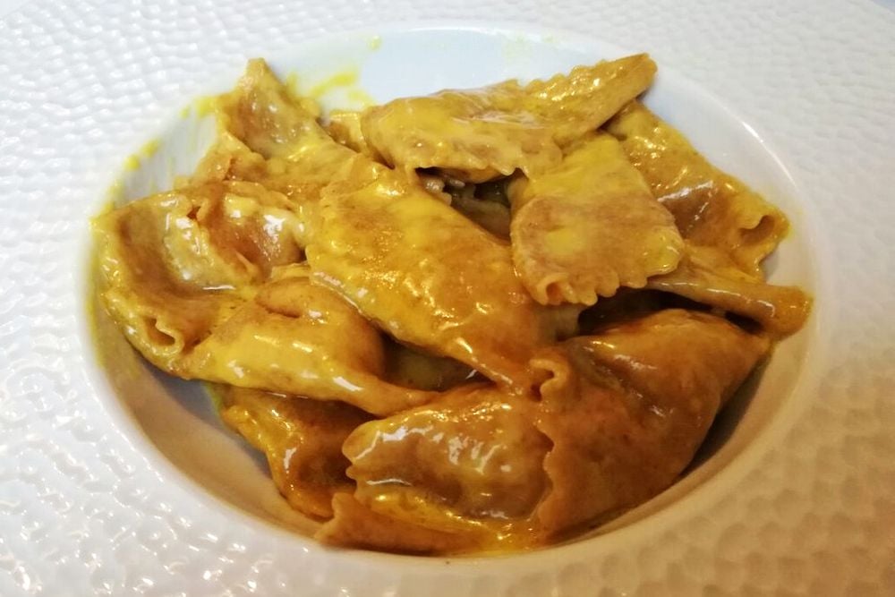 Casoncelli ripieni di zucca e zafferano | Saviosteria - Brescia