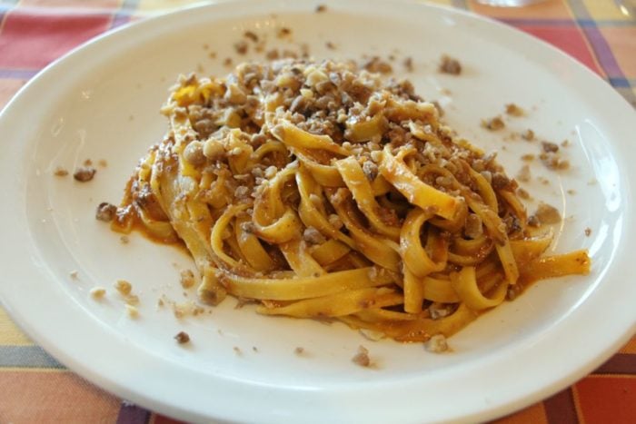 Fettuccine al ragù di cinghiale | Trattore Cacciatore - Sulzano