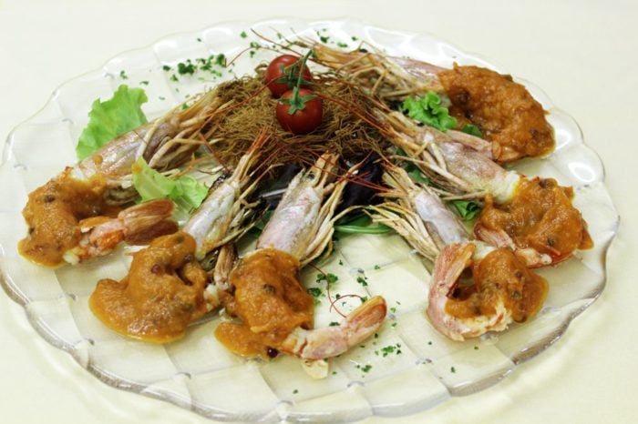Gamberoni Flambè | Ristorante Erica - Sirmione