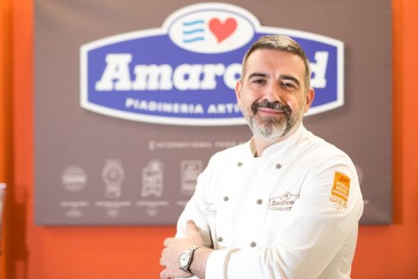 Simone Massenza patron della piadineria Amarcord