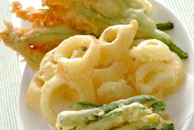 Verdure fritte con pastella alla birra