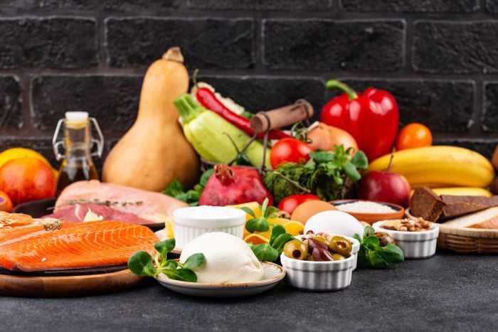 Cibo salutare dieta mediterranea