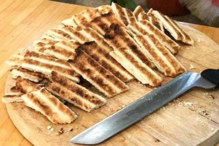 Fugassa gardesana su la gradela (scatti di gusto)