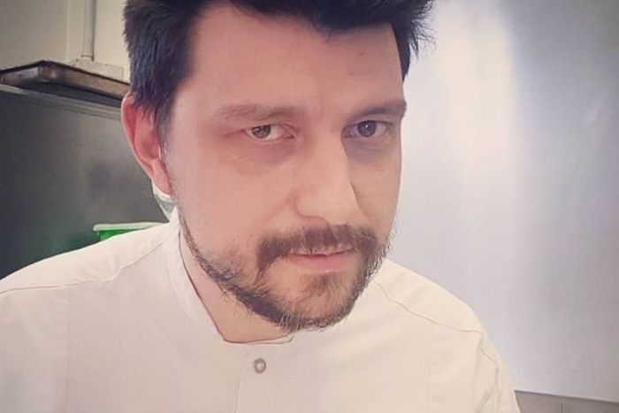 Lo Chef Alberto Gipponi del Ristorante Dina di Gussago