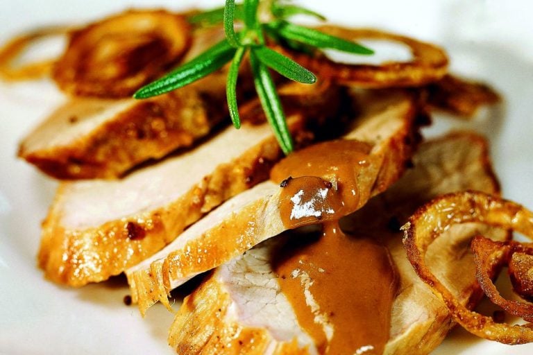 L'Arrosto di maiale al Latte in Salsa di Scalogno Brescia a Tavola