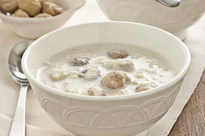 Castagne cotte nel latte