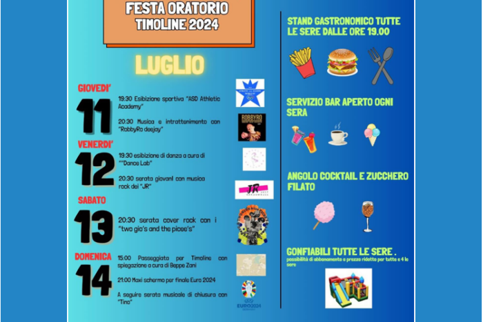 Oratorio di Timoline in Festa