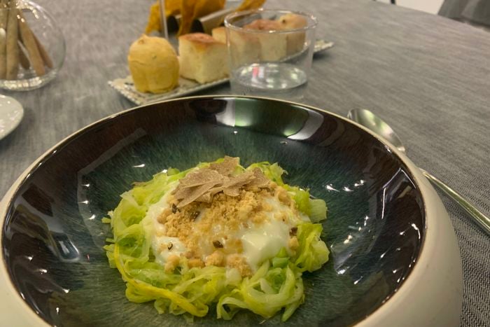 Corte del Mago - Brescia - Uovo trasparente dal cuore fondente