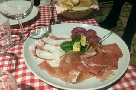Antica Osteria La Grotta - Brescia - Antipasto di salumi