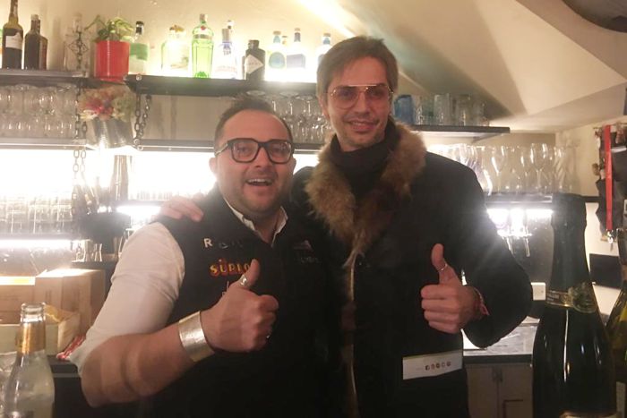Bar Marchino - Brescia - Marco Zani con Diego Serino