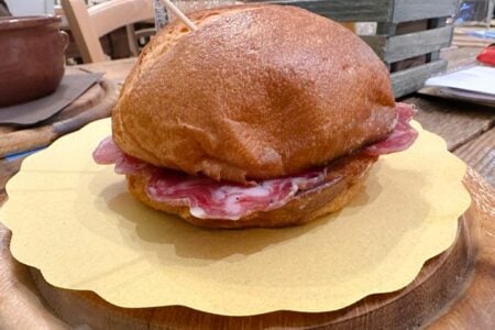 El Licinsì Kilometrizero - Brescia - Spongada ripassata nel burro con salame