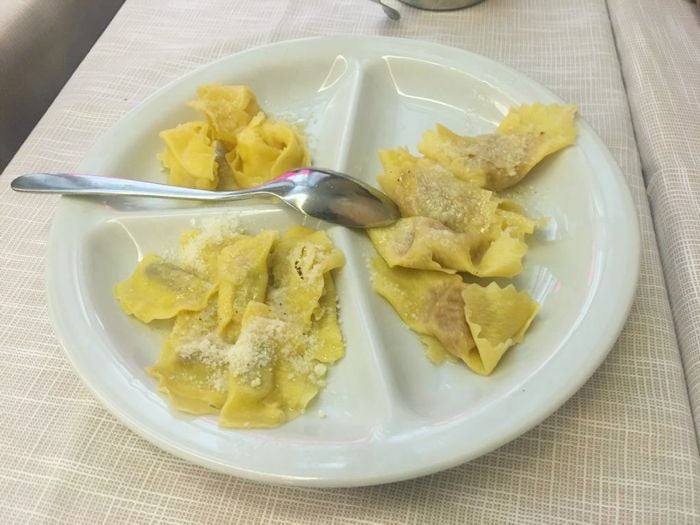 Trattoria Caricatore - Gussago - Trittico di casoncelli