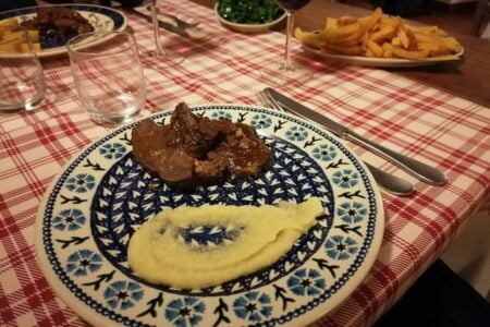 Antica Trattoria del Ponte - Brescia Sant'Eufemia - Guancia brasata al Chianti