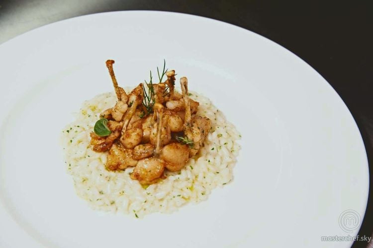 Risotto con le rane - Antonino Cannavacciuolo