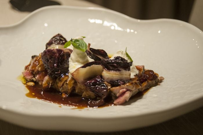 Osteria Lanzati - Pianborno - Scottata di manzo con radicchio