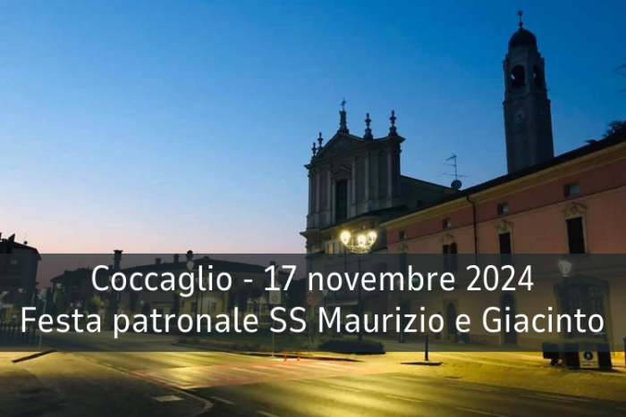 Festa patronale Giacinto e Maurizio Coccaglio