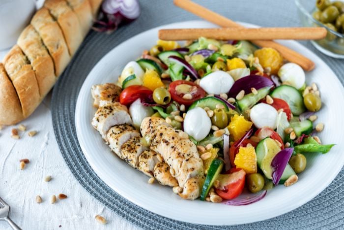 Piatto dieta Mediterranea