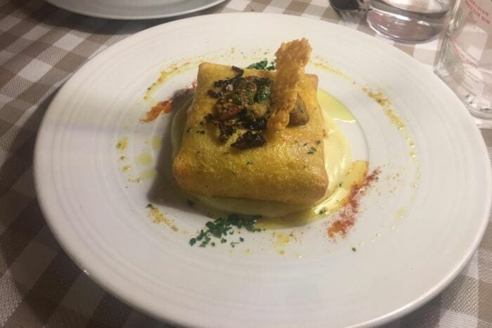 Osteria dei Boci - Rezzato - Fagottino di crespella