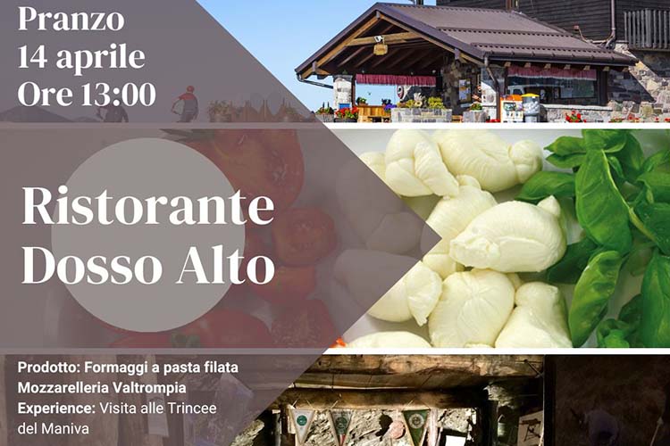Laboratorio Gastronomico Val Trompia 14 aprile al Ristorante Dosso Alto