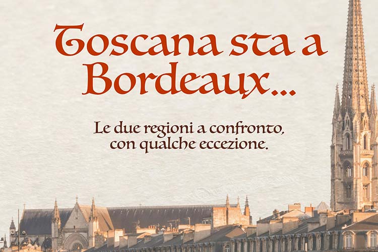 Toscana sta a Bordeaux cena degustazione Antica Trattoria del Ponte Brescia