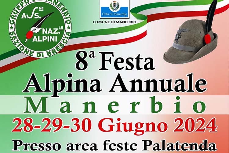 Festa degli alpini 2024 a Manerbio