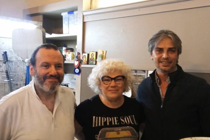 Pizzeria La Pastorella - Brescia - Diego Serino con Piera e Massimo