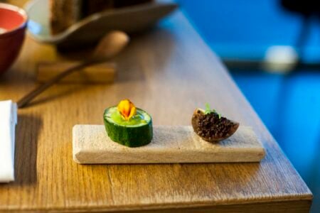 Ristorante Animo - Darfo Boario Terme - Zucchina alla griglia e pomodoro