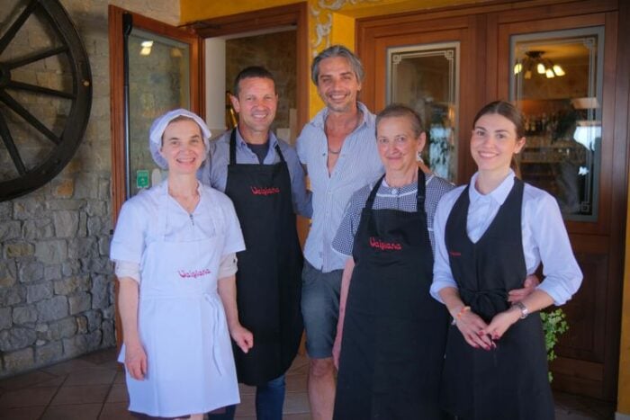 Ristorante Valpiana - Serle - Diego Serino con lo Staff