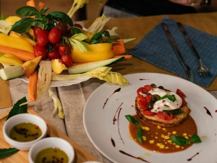 Gastronomia Brett - Salò - Pinzimonio e bruschetta