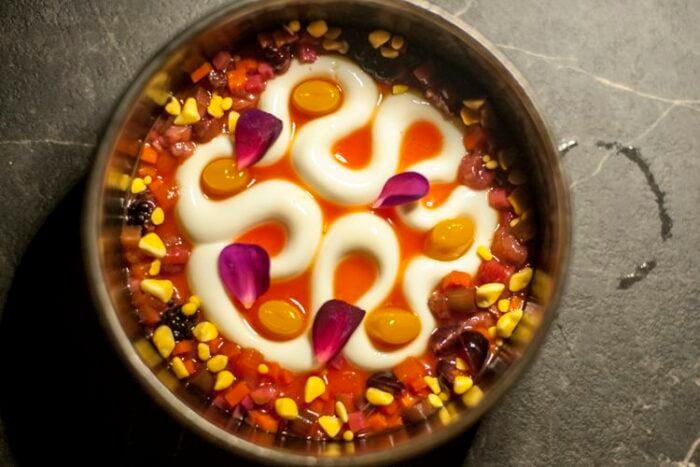 Izè Restaurant - Pilzone di Iseo - Zuppetta di frutta e verdura