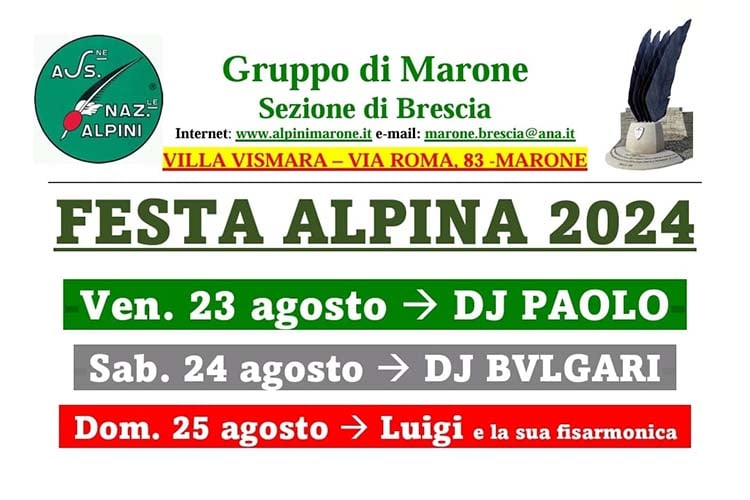Festa Alpina 2024 a Marone