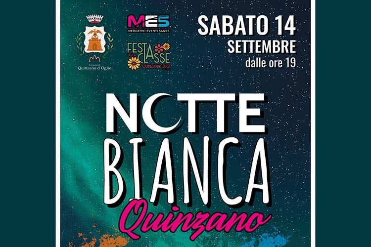 Notte Bianca 2024 a Quinzano d'Oglio